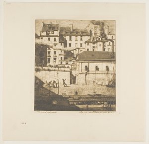 The Mortuary, Paris by Charles Meryon