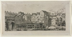 View of Part of the City of Paris Toward the Close of the 17th Century, 1861 by Charles Meryon