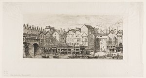View of Part of the City of Paris toward the Close of the XVII Century by Charles Meryon