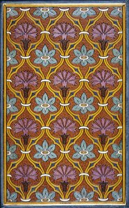 Inside Cover with Floral Design by Charles Meunier