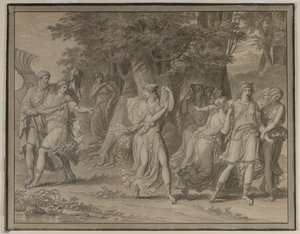 Telemachus, Urged by Mentor, Leaving the Island of Calypso, 1800