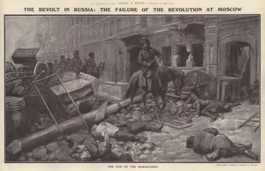 The Revolt in Russia: The Failure of the Revolution at Moscow by Charles Mills (after) Sheldon