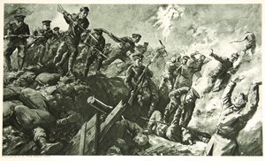The Capture of the German Trenches at Neuve Chapelle by Charles Mills Sheldon