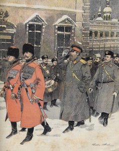 The emperor (Tsar) of Russia Alexander III went to the Holy Offices on January 1