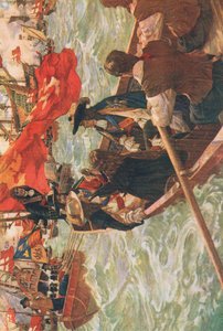 Homecoming of Charles II, Illustration from The History of the British People
