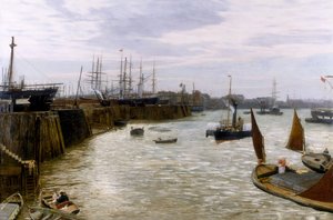 Blackwall, 1872 by Charles Napier Hemy