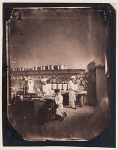 Kitchen of the Imperial Asylum at Vincennes by Charles Nègre