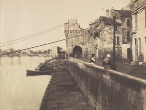 Arles, Porte des Châtaignes by Charles Nègre