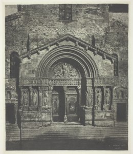 Arles: The West Porch of Saint-Trophime, October 21, 1854, Printed 1982 by Charles Nègre