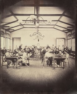 Imperial Asylum of Vincennes, Game Room by Charles Nègre