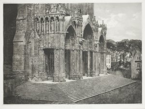 Cathedral of Chartres by Charles Nègre