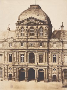 Pavilion of the Clock, Louvre, Paris by Charles Nègre