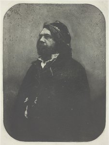 Portrait of Theophile Gautier after Nadar, c. 1857, printed 1982 by Charles Nègre