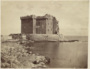 The Castle on the Island of Saint-Honorat, near Cannes