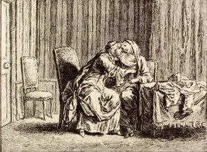 The Seamstress by Charles Nicolas Cochin
