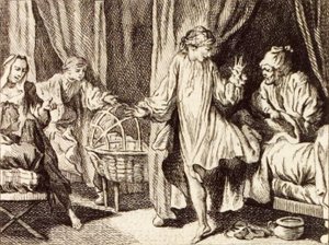 The Cradle by Charles Nicolas Cochin