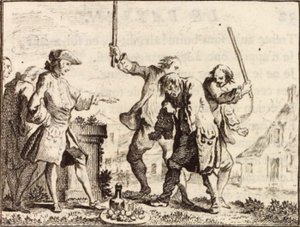 The Peasant Who Offended His Lord by Charles Nicolas Cochin