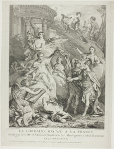 Lorraine Reunited with France by Charles Nicolas Cochin I