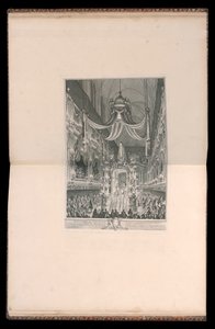 Funeral of Marie Thérèse of Spain, Dauphine of France, in the church of Notre Dame, Paris