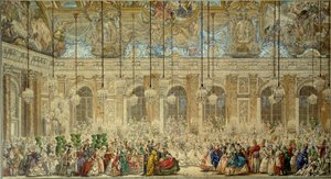 Ball Mask or Ball of the Ifs for the Wedding of Louis Dauphin of France with Marie Therese of Spain