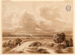 Landscape by Charles Nicolas Ransonnette