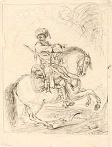 A Dragoon on Horseback by Charles Parrocel