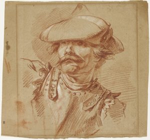 Head of a Soldier by Charles Parrocel