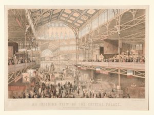 An Interior View of the Crystal Palace by Charles Parsons