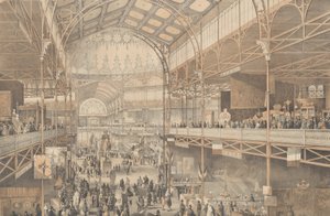 An Interior View of the New York Crystal Palace, 1853 by Charles Parsons