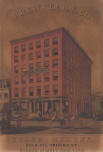Brewster & Co. Coach Makers, 372 & 374 Broome St. by Charles Parsons