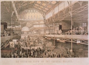 The Interior of the New York Crystal Palace, pub. by Endicott & Co., New York, 1855 by Charles Parsons