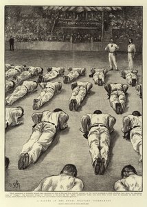 A Salute at the Royal Military Tournament by Charles Paul Renouard