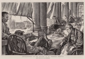 Convalescents on the Balcony at St Thomas