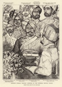 Diamond Jubilee Visitors, Officers of the Imperial Service Troops