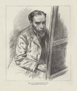 John William Waterhouse by Charles Paul Renouard