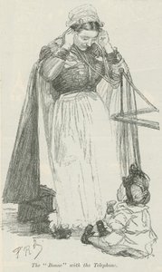 The Bonne with the Telephone by Charles Paul Renouard