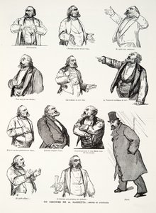 A Speech by Mr. Gambetta: Gestures and Attitudes, from History of the Third Republic, Vol. I, Political History, pub.1933