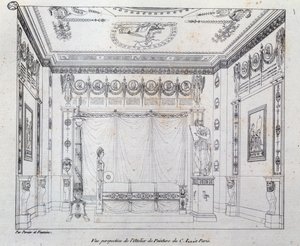 Painting Studio for CI by Charles Percier