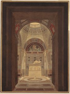 Sepulchral Chamber by Charles Percier