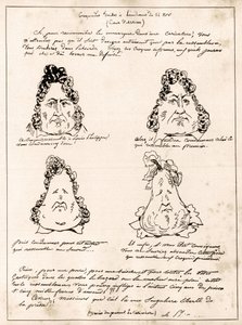 Cartoon of Louis Philippe turning into a pear by Charles Philipon - 1832