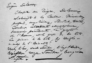 Text by the Poet Charles Baudelaire (1821-1867) About the Painter Eugene Delacroix Published in 1846 by Charles Pierre Baudelaire