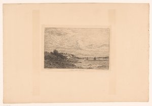 View of the Seine at Honfleur