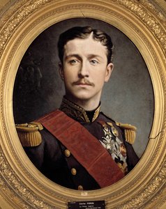 Portrait of Prince Imperial Eugene Louis Napoleon (1856 - 1879), Painting by Charles Porion