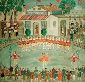 Skaters at the World’s Fair by Charles Prendergast