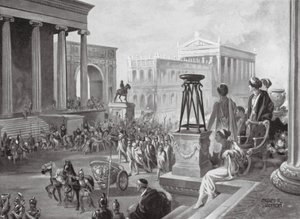 The Achaean Leaders Carried to Rome, BC 167 by Charles Rebel Stanton