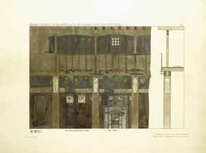 Entrance Hall, c.1901 by Charles Rennie (after) Mackintosh