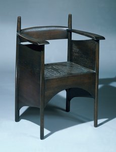Armchair Designed for the Argyle Street Tea Rooms, Glasgow by Charles Rennie Mackintosh