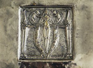 Bas Relief, Detail of Fireplace Decoration, Bedroom by Charles Rennie Mackintosh, United Kingdom, 20th Century by Charles Rennie Mackintosh