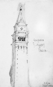 Campanile, S. Marks, Venice, 1891