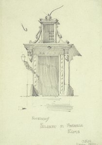 Doorway, Palazzo di Venezia, Rome by Charles Rennie Mackintosh